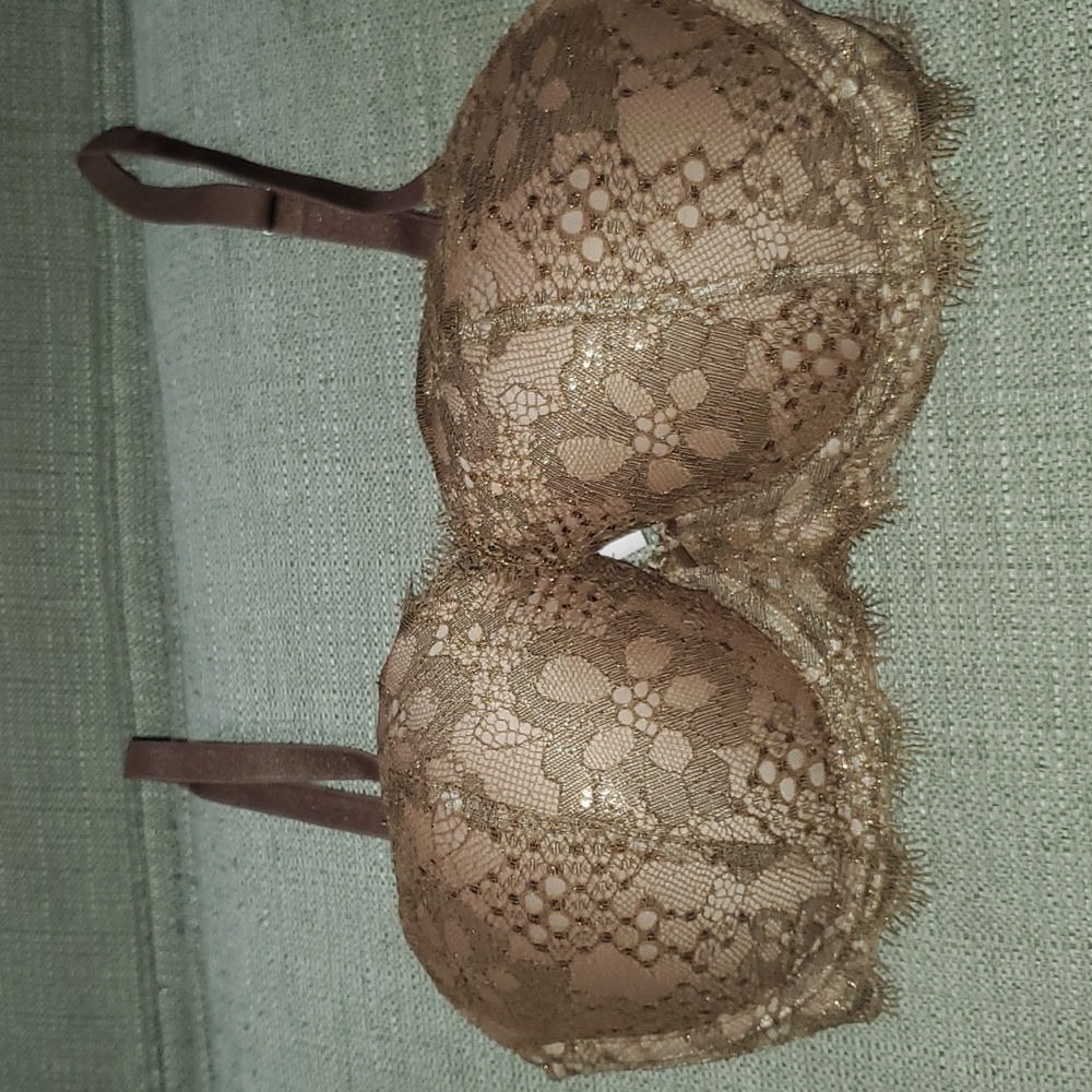 Victoria's Secret Dream Angel's Lined Demi Bra (brown)